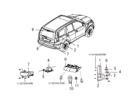 4116300K80-LAMP ASSY, REAR FOG, LH