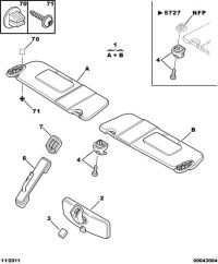 8143P8-HOOK-TRUNK FLOOR BOARD