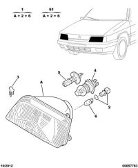 95659432-Headlamp assy