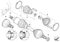 31607507402-REP KIT FRT AXLE OUTER X5