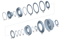 0239972245-OIL SEAL 45X/116X16.8 ACM