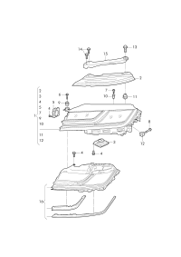 L3GG941081B-LED HEADLIGHT/718 BOXTER