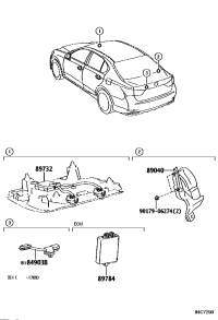 8904030020-SIREN ASSY, THEFT WARNING