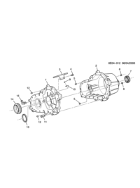 88996657-Seal, transfer case front input shaft