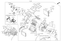 972052V050-HEATER & EVAPORATOR ASSY