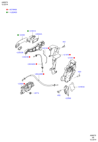 BS71A219A64AB-Lock assy-rh