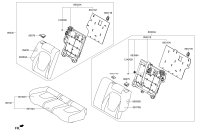 89100R9100UEJ-CUSHION ASSY-RR SEAT