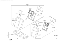 89100H2050KUA-CUSHION ASSY-RR SEAT