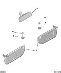 8143JL-HOOK-TRUNK FLOOR BOARD