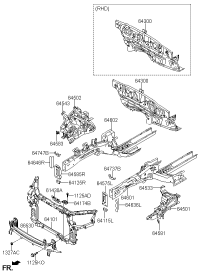 641632P000-BRKT ASSY-MTG