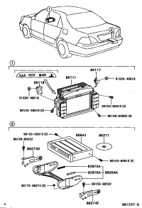 8620450010-Bracket sub-assy, disc player