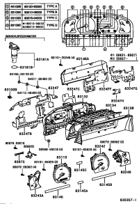 9001006031-BULB, COMBINATION METER, NO.1