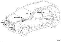 8917309550-SENSOR, AIR BAG, FRONT, RH/LH
