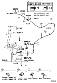 853150K080-JAR ASSY, WINDSHIELD WASHER