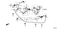 76880TX8H01-NOZZLE ASSY R,H/L