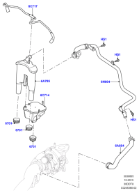 LR038611-HOSE ASSY-EGR COOLER,OUT