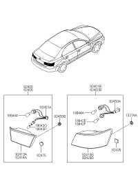 924023K010-LAMP ASSY-RR COMB O/S RH