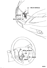 8463258011-Switch assy, cruise control main