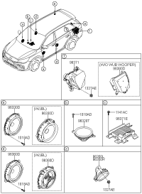 96330C0000-SPEAKER ASSY-CLUSTER