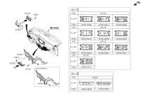 84782H3000WK-GARNISH ASSY-CRASH PAD CTR