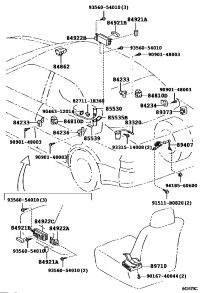 8423133071-Switch assy, courtesy lamp (for front door)
