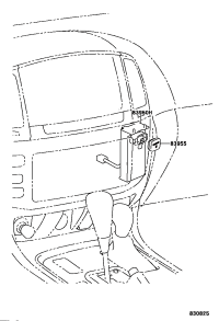 8395060040-LAMP ASSY, PASSENGER SEAT BELT WARNING