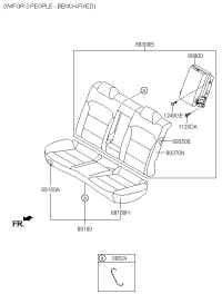 89160F0100XGF-Cover assy-rr seat cush