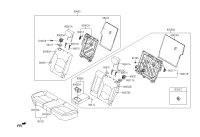 89100C9050XBL-CUSHION ASSY-RR SEAT