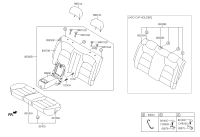 89100B5010K5A-CUSHION ASSY-RR SEAT