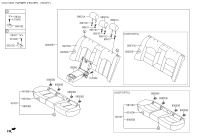 89100C3000ST3-CUSHION ASSY-RR SEAT
