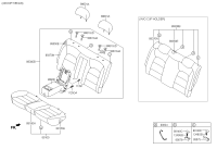 89100B5010K3A-CUSHION ASSY-RR SEAT