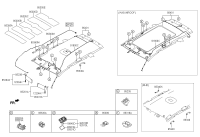 852102P615H9-SUNVISOR ASSY,LH