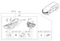 921022W111-LAMP ASSY HEAD RH