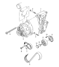 079903805J-Bracket, three phase alternator