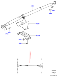 LR031394-Shaft assy-drive