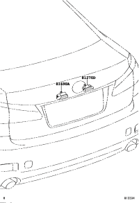 8127053020-LAMP ASSY, LICENSE PLATE, RH