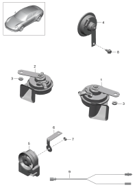 1K8951605B-Buzzer, electronic