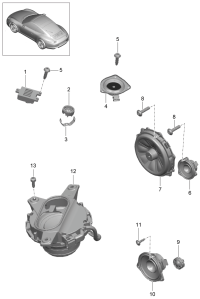7PP035411E-Speaker assy-tweeter
