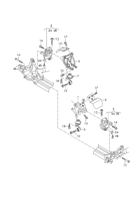 4M0199371C-MOUNTING ENGINE RHT-A6