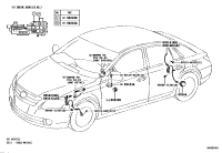 8954307030-SENSOR, SPEED, FRONT LH