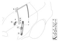 51357125059-WINDOW LIFTER W/OMOTOR RRLH X5