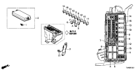 38253T9AW11-Cover, relay block upper