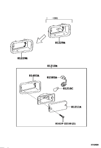 815900E030A0-LAMP ASSY-FOG,REAR
