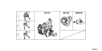 06350T9JH31-Cylinder set, key lock