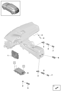 PAB91934110-Socket drink holder console