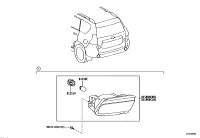 815850G020-SOCKET AND WIRE, REAR LAMP, LH