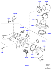 LR004056-TUBE-CLUTCH OIL