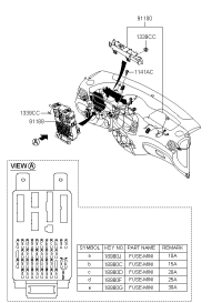919501G010-JUNCTION BOX ASSY-I/PNL