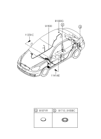 915000M490-WIRING ASSY-FLOOR