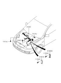 914000M020-WIRING ASSY-ECM